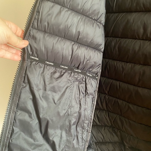 Calvin Klein Men's Black Jacket/Coat Water/Wind Resistant 7 Warmth Factor NWT - Picture 5 of 7